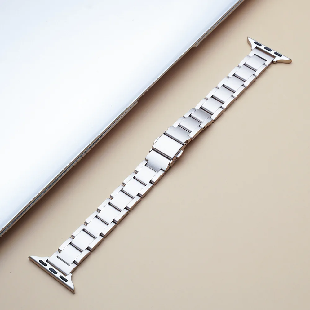

Металлический ремешок-браслет из нержавеющей стали для Apple Watch Ultra/SE/9