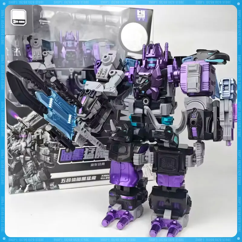 

Transformation 5 IN 1 Predacons TENGYANG DARK Predaking Mechanical Beast Robot Action Figure Model Collection Toys Gift In Stock