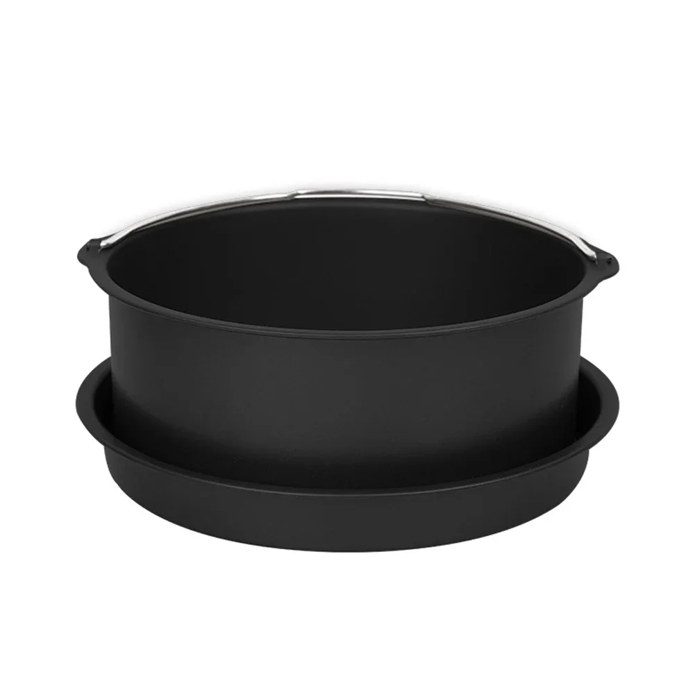 Juego de Utensilios para Freidora de Aire con Moldes para Pizza en Tamaños 6, 7, 8 y 9 y Canastas para Pasteles para Uso en Freidoras de Aire Compatibles