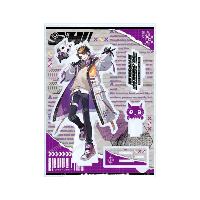 Nijisanji Project Buddy Mode حامل أكريليك ملحقات أنيمي عرض سطح المكتب مجموعة الحلي هدية عيد ميلاد لعبة فتاة صبي