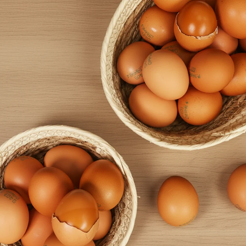 البيض الطازج المخبوز، الدفعة الثانية (60 بيضة)