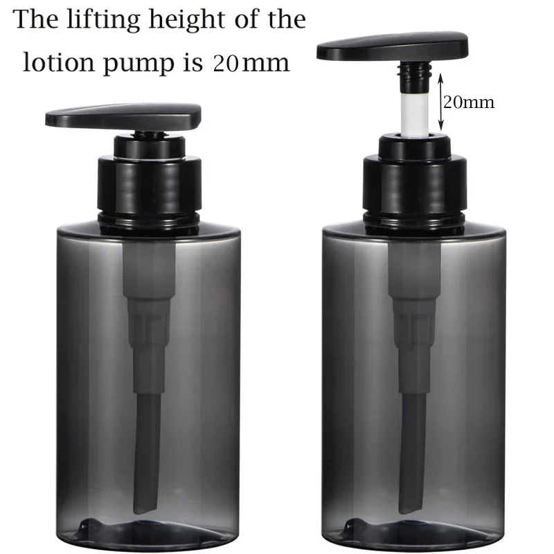 5 قطعة فارغة 300/500 مللي إعادة الملء مضخة موزع زجاجات البلاستيك زجاجة محلول مضخة الحاويات ل شامبو استحمام جل مكيف #4