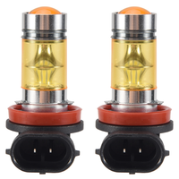 AR-2 X High Power Led Lights 100W H8 H11 Yellow Fog Light 2828 20Led Headlight Lamp