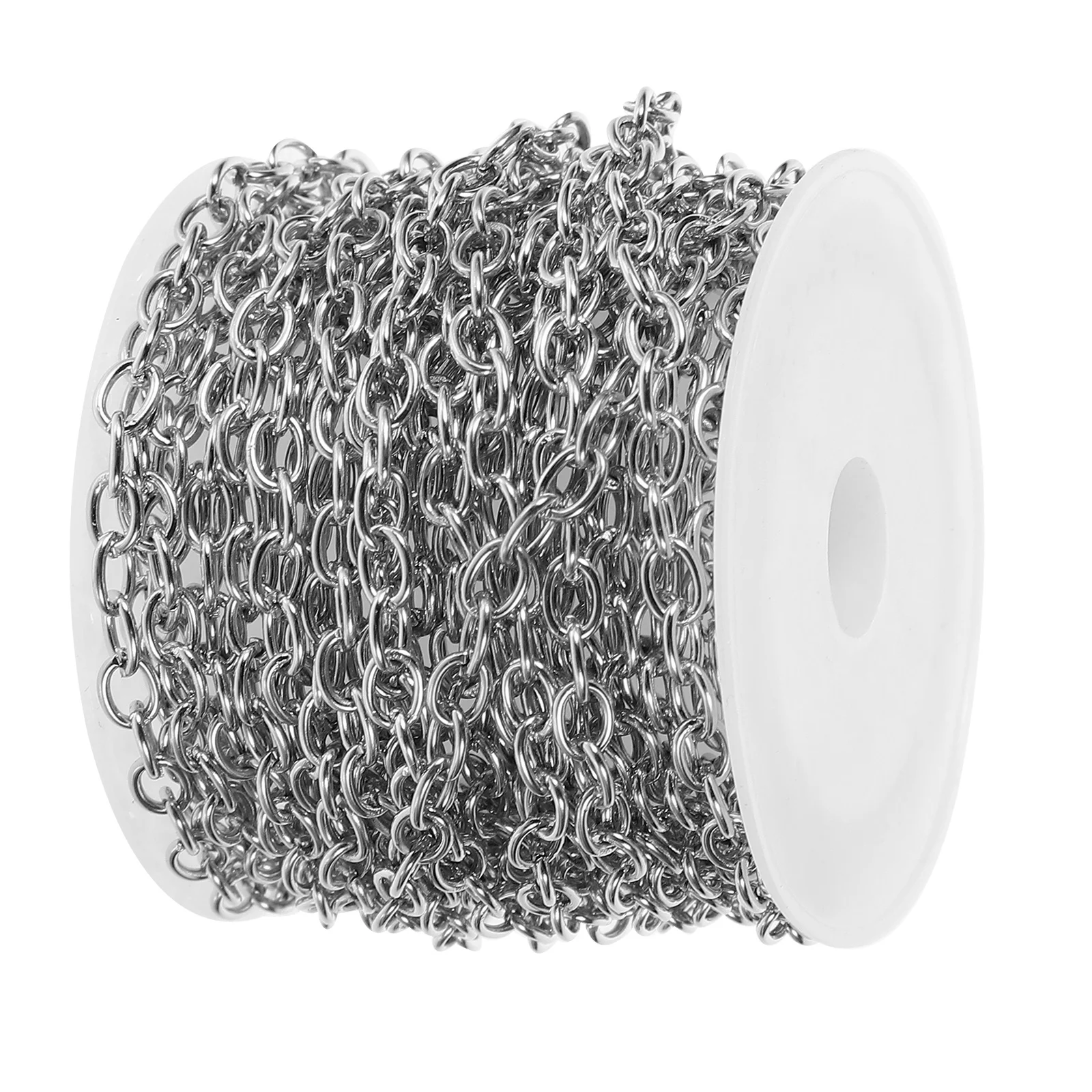 

1 Set Jewelry Chain Kit Iron Material For Diy Necklace Bracelet Making Lobster Clasp Jump Ring Durable Metal Crafting Chain Roll