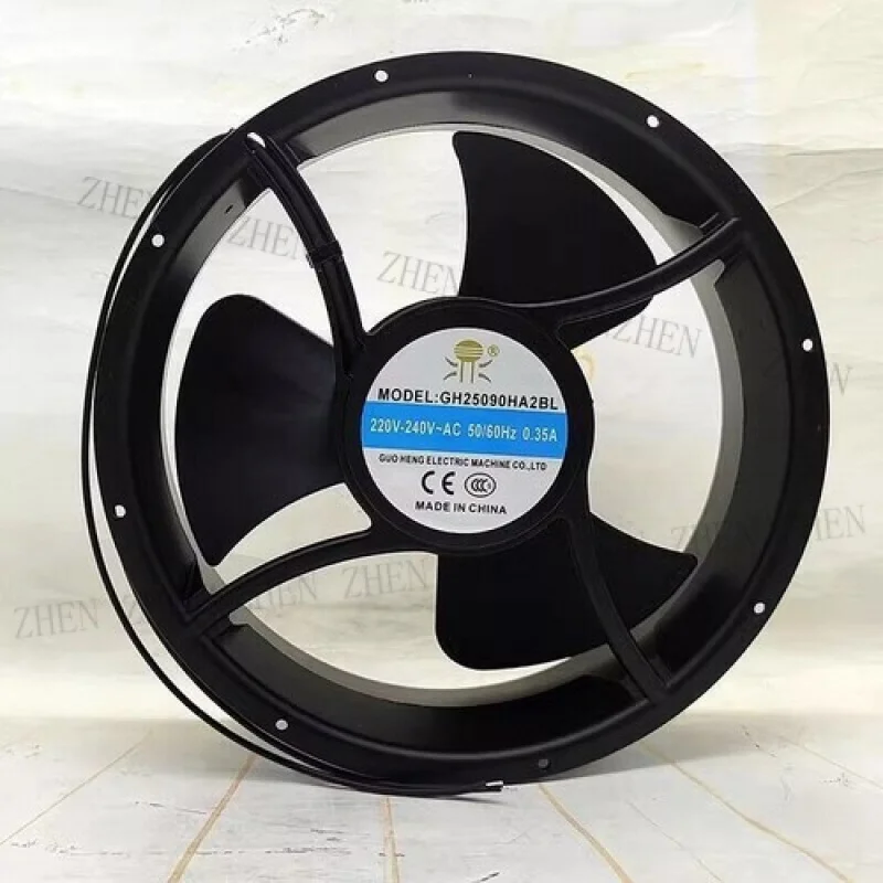 

Y для GUOHENG GH25090HA2BL 25090 220 В-240 В переменного тока 0,35 А 25 см высокотемпературный осевой вентилятор