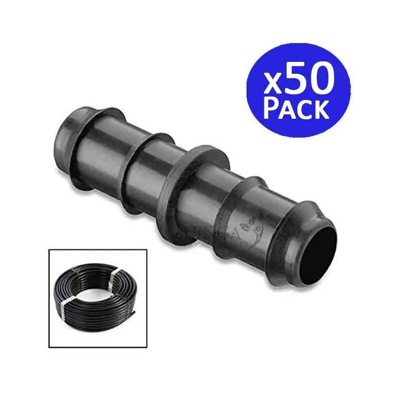 Pack 50 x link drip irrigation 16mm black