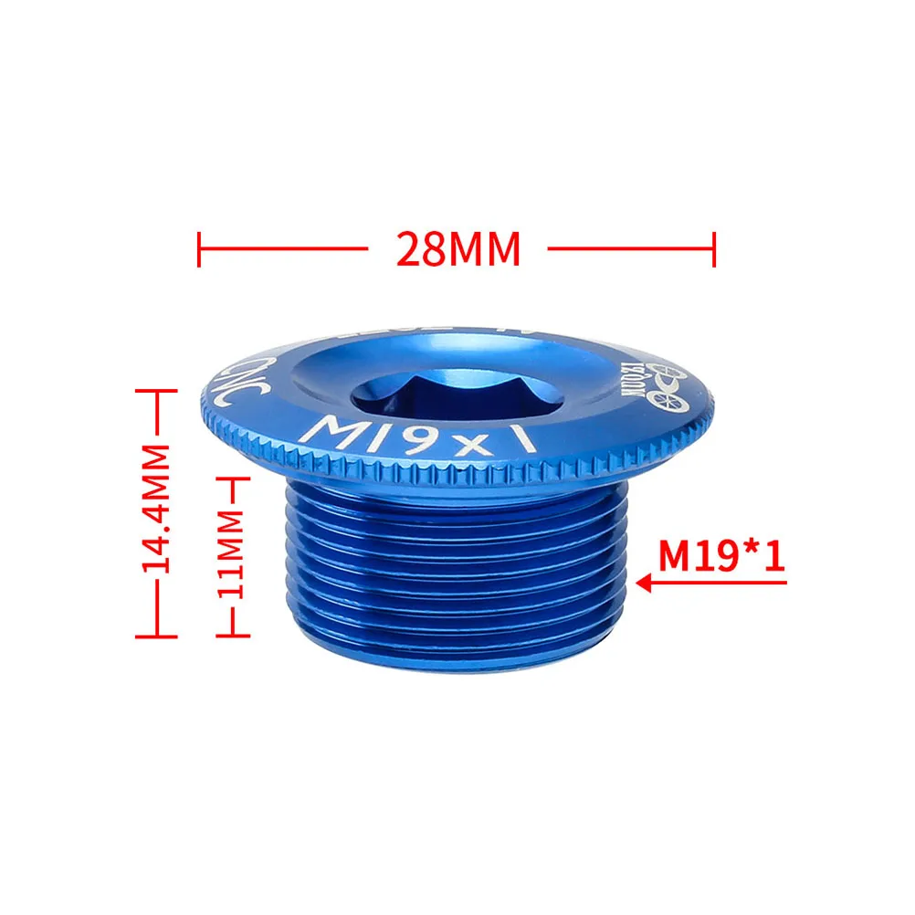 

2 Pcs Crank Cover Cranket Fixing Bicycle Bolt Covers Oval Blue Cycling Accessory Arm