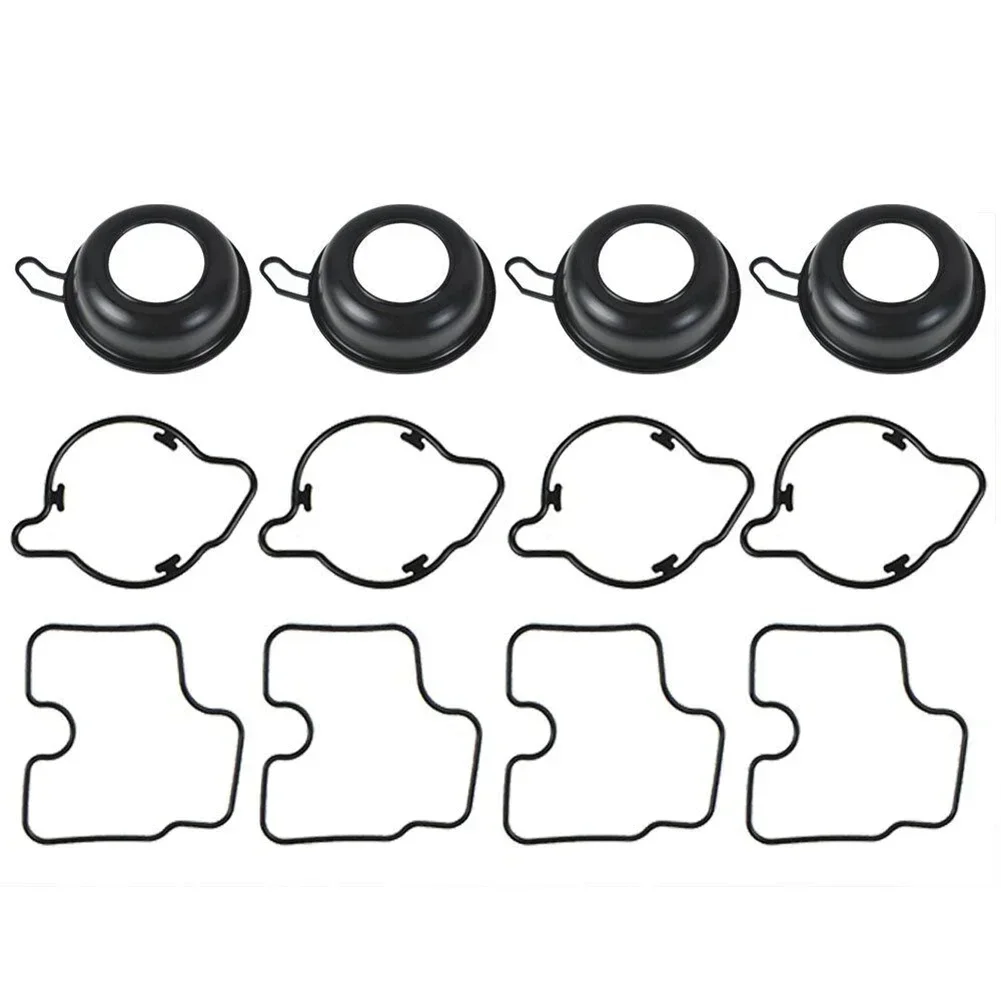 4 Sets Carburetor Repair Kit For Honda CBR600 F4 1999-2000 CBR600F4 Carburetor Repair Kit Plunger Diaphragm