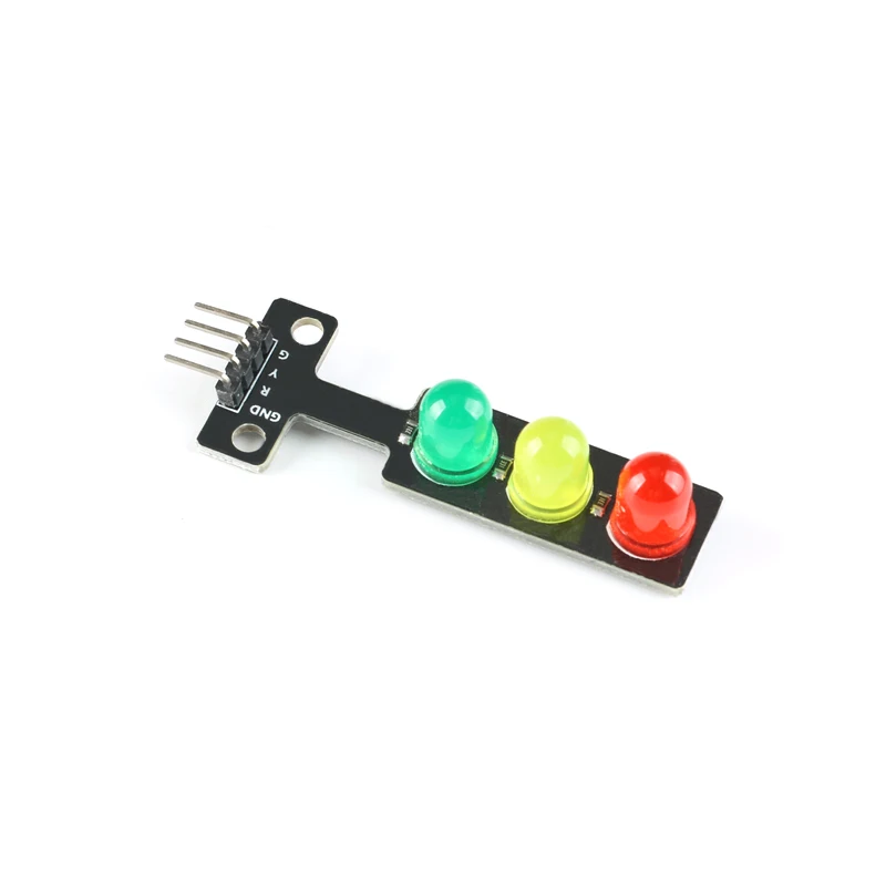 Mini 5V Traffic Light LED Display Module for Arduino Red Yellow Green 5mm LED RGB -Traffic Light for Traffic Light System Model