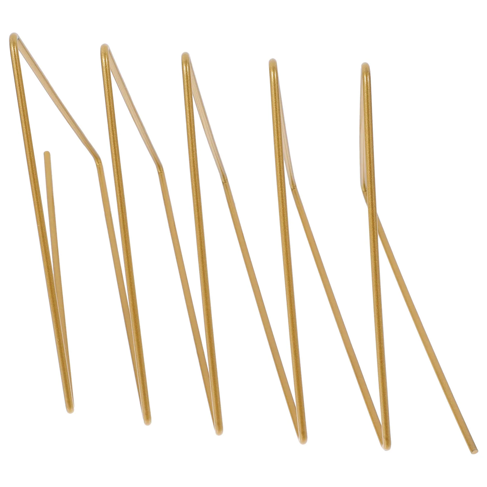 حامل كتب خفيف الوزن لسطح المكتب رف كتب للمكتب والمنزل والمجلات والدراسة وملفات الأقراص المضغوطة وحامل كتب فني حديدي متعدد الوظائف #4