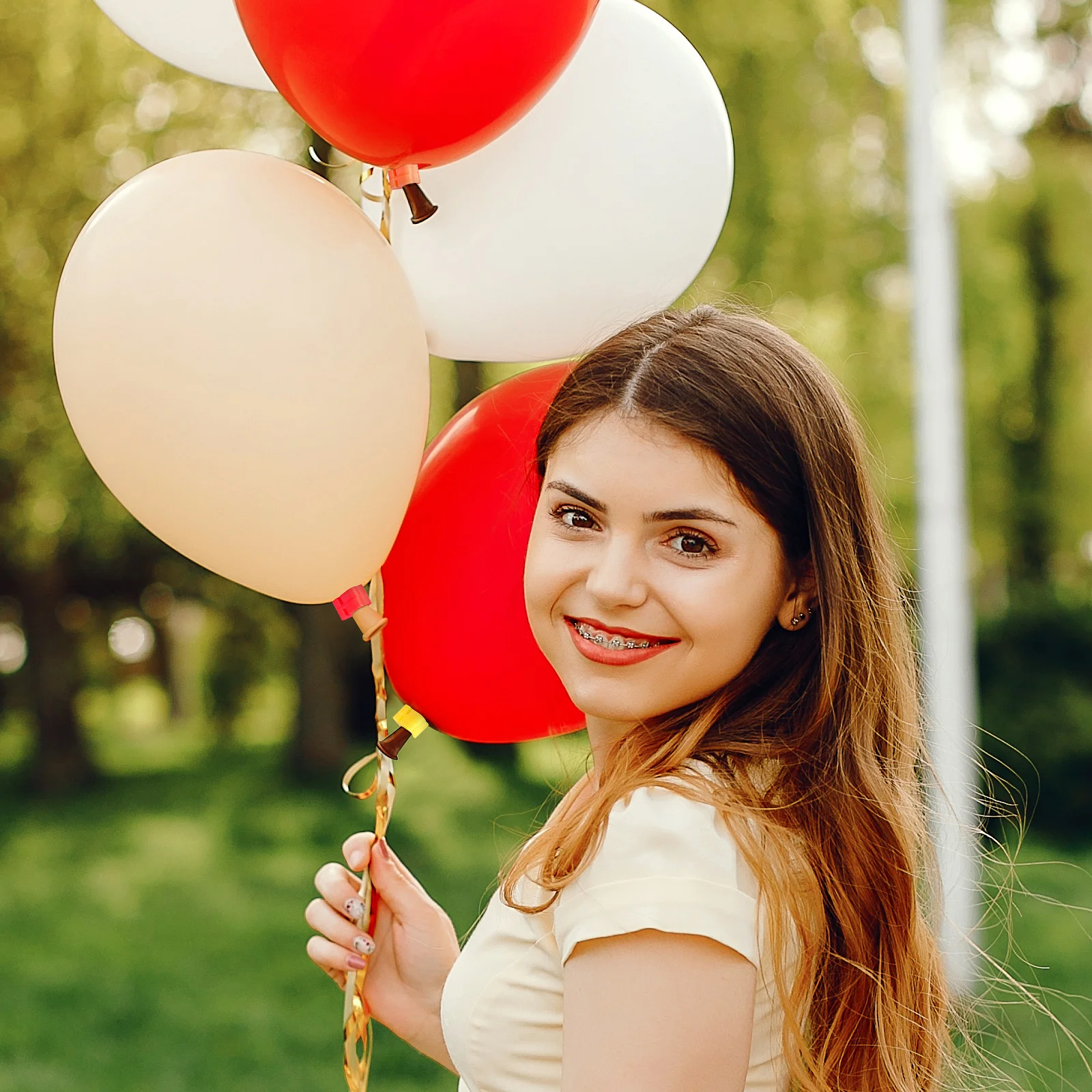 

100Pcs Balloon Clips Plastic Macaron Colors Party Supplies Sealing Balloon Ties Birthday Wedding Holiday Events