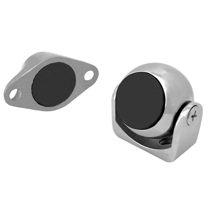 

316 stainless steel round door suction, marine RV hardware yacht accessories door stop