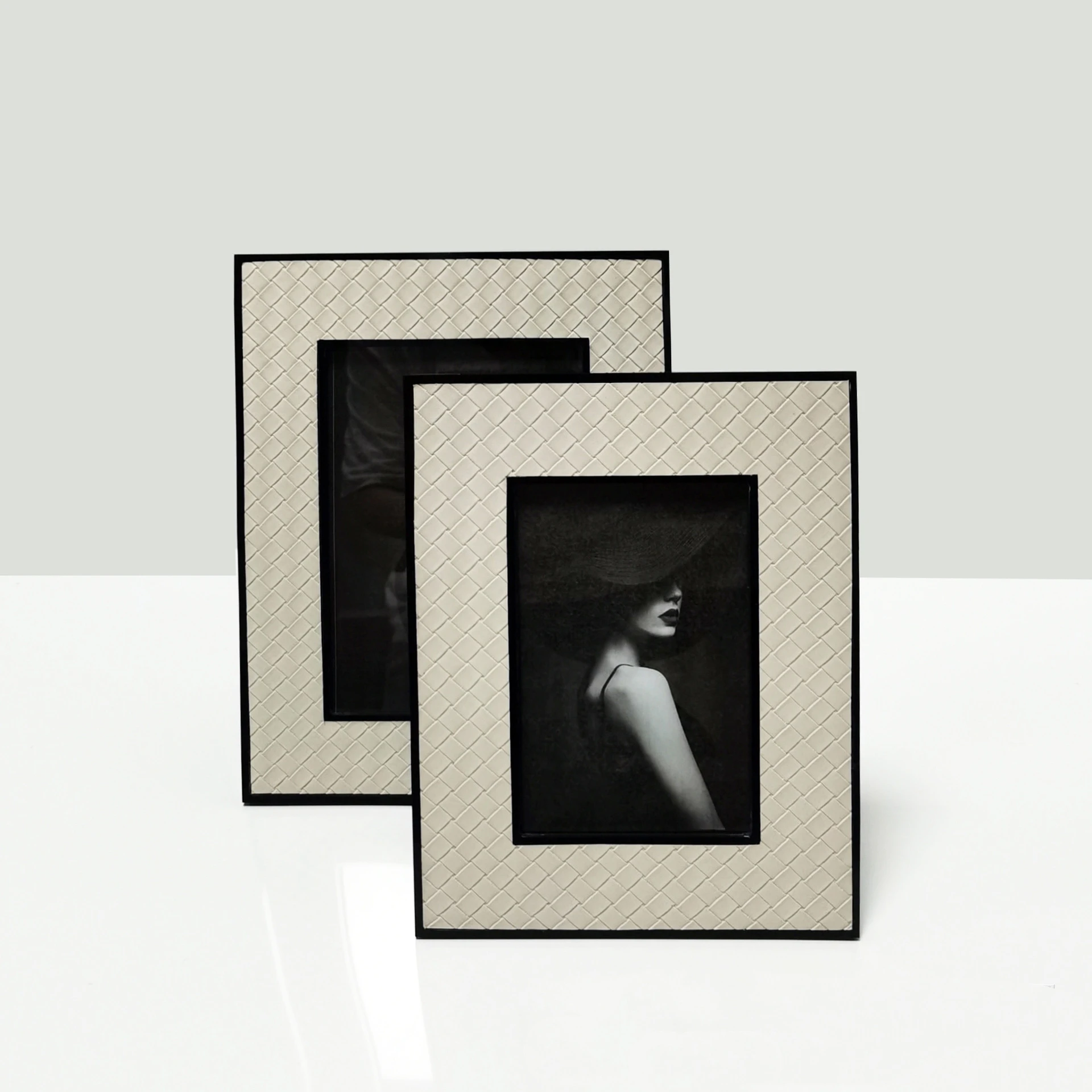 Modern Luxury Leather Picture Frame Home Decor