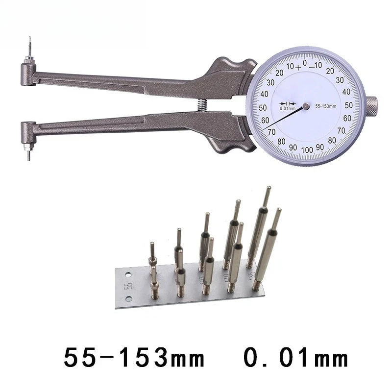 High-precision replaceable probe with inner caliper inner groove caliper    diameter measurement