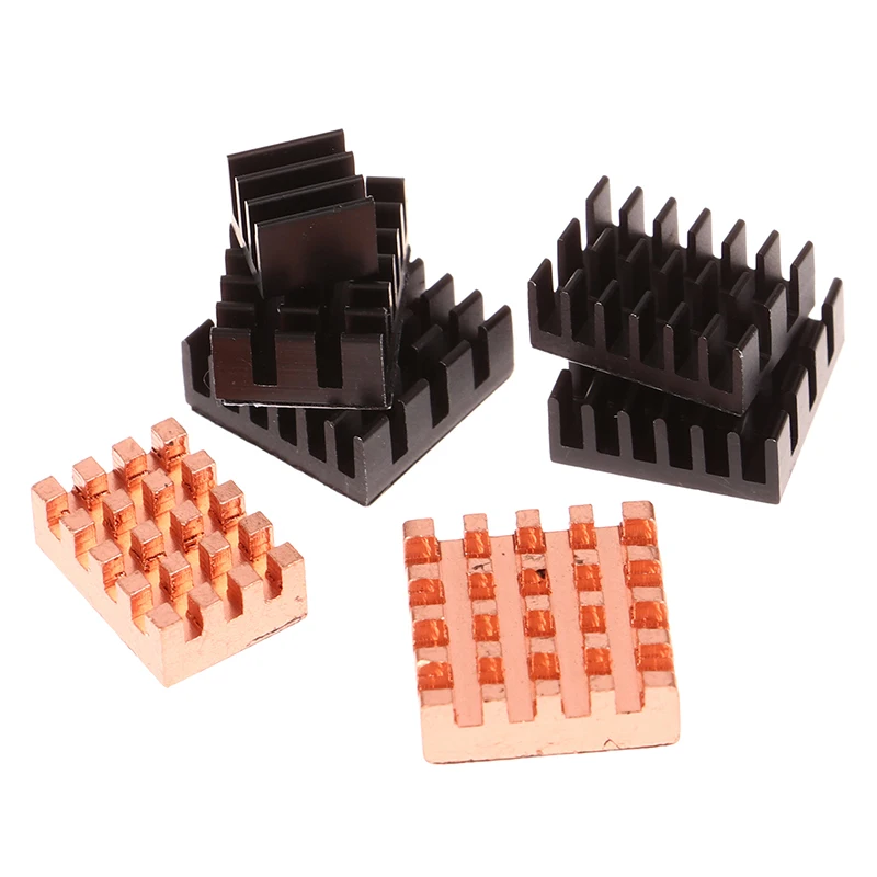 1Set Pure Copper Cooling Heat Sink Aluminum Heatsink Cooler Radiators Cooling Kit For Orange Pi Zero 3/3B