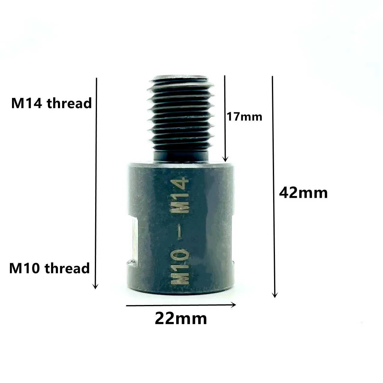 M14 adapter szlifierka kątowa M10 M14 5/8-11 \'\'konwerter gwintu Adapte Arbor złącze polerowanie na diamentowe wiertło koronowe frez