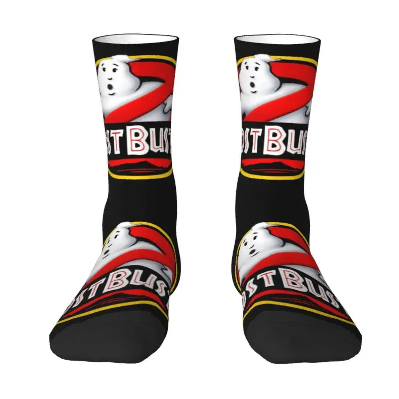 

Novelty Printed Ghostbusters Logo Socks for Women Men Stretchy Summer Autumn Winter Supernatural Comedy Movie Crew Socks