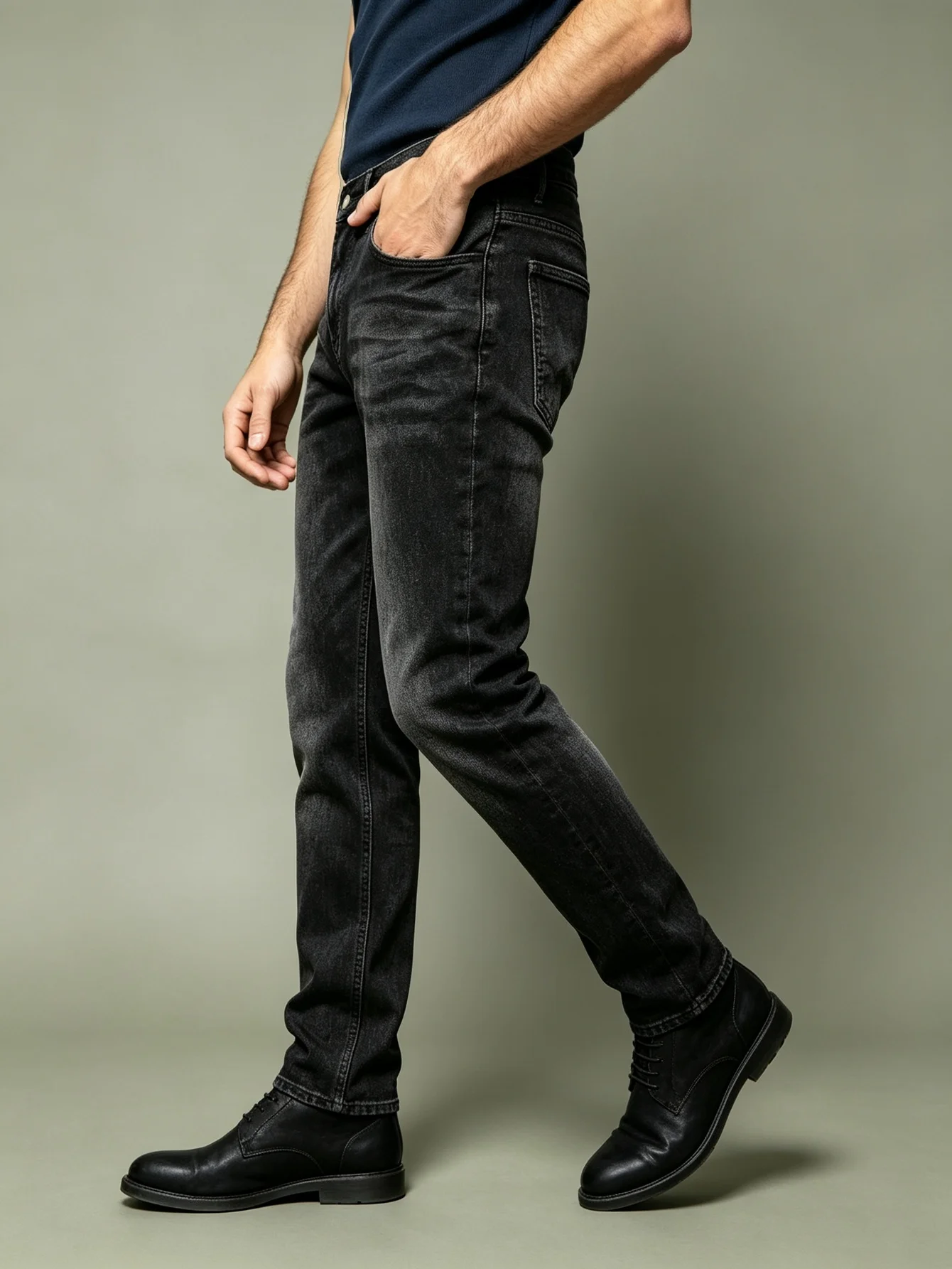 Vintage Y2K Trendy American Street Hip Hop Denim Trousers Adjustable Elastic Waistband Minimal City Style, Nice Birthday Present