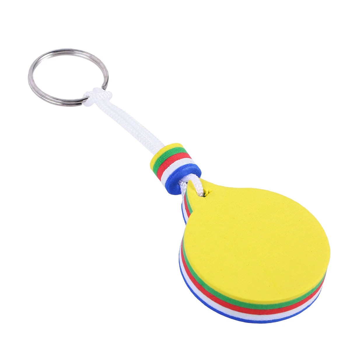 

2 Pcs/pack Eva Floating Keychain Fob Wallet with Cover Hoder Ring Pool Party Rings for Car Keys