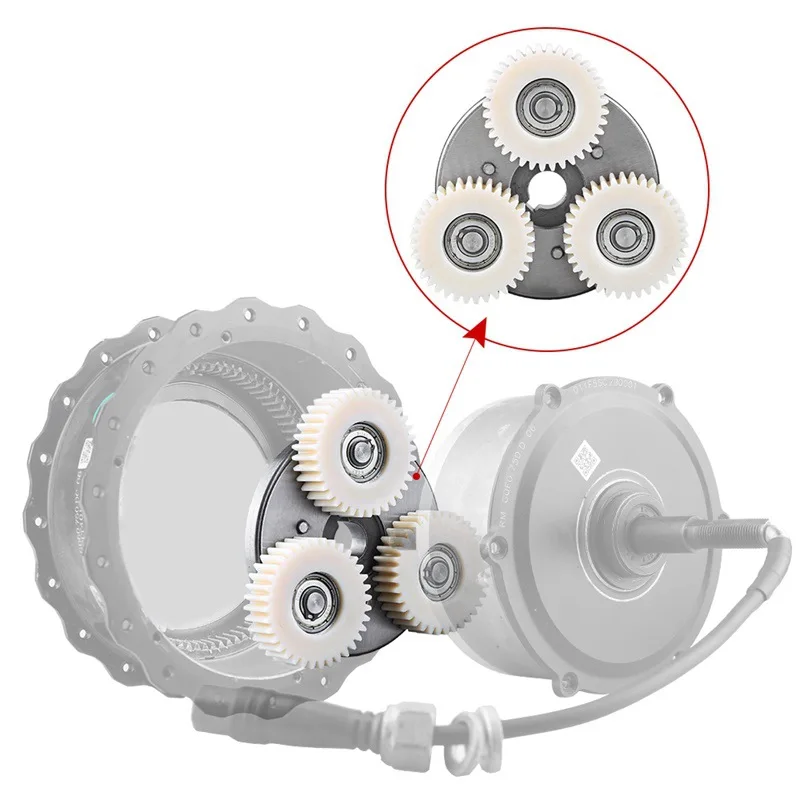 Per Bafang SWX02/G020 Set frizione ingranaggio motore motore mozzo trasmissione ruota anteriore e posteriore sostituire kit parti