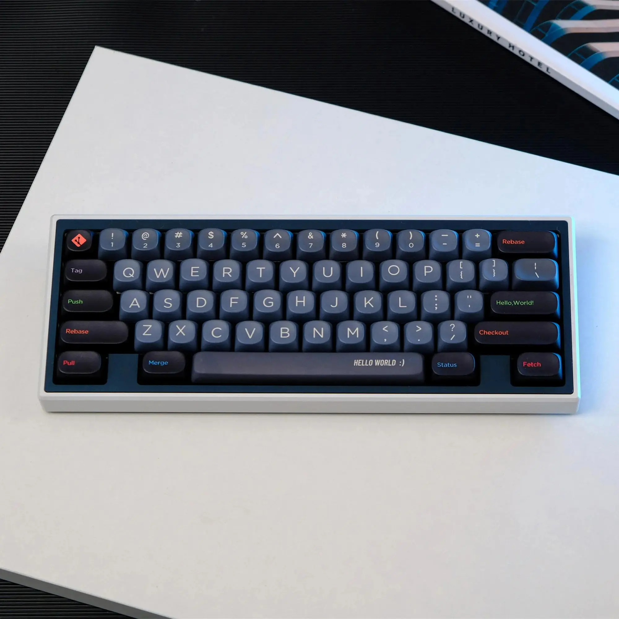 Programmer Keycaps 126 Keys PBT Material MOA Profile DYE-SUB Personalized For CHERRY MX Switch Wooting Mechanical Keyboard