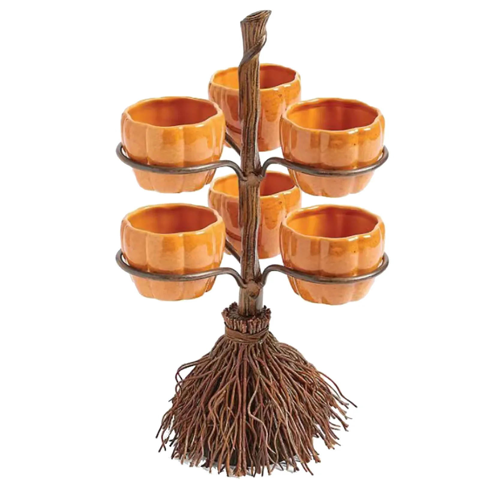 Stand Trending Broomstick Serving Witch Broom Tray Bestseller Seller Halloween Party Top Spooky Cup Holder Tree Plates 2026