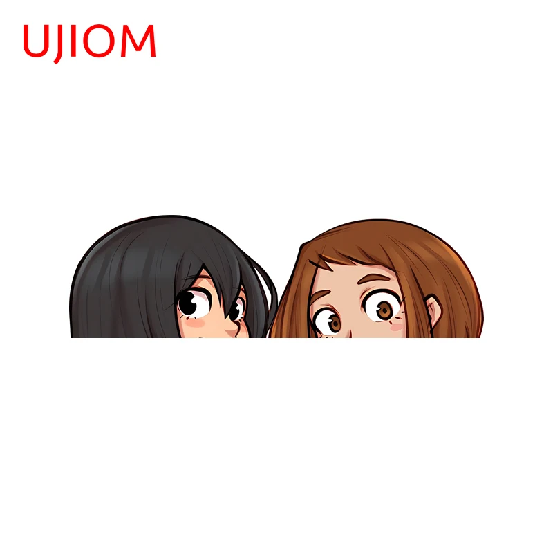 UJIOM Tsuyu Asui Uraraka Ochako Have Clothes Wall Sticker Elegant Eye Catching Hot Selling Decal Trendy DIY Decor Accessories