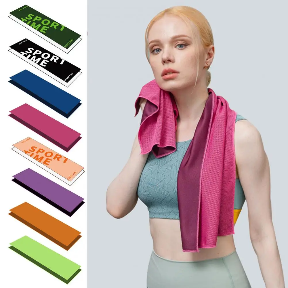 Cooling Towel for Gym Swimming Yoga Running Three-layer Quick-drying Moisture-wicking Breathable Sports Towel