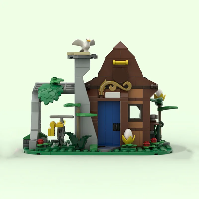 248 pezzi modello di costruzione di casa da tè guardata in stile antico Moc blocchi educativi fai da te regalo di compleanno unico per bambini e collezionisti