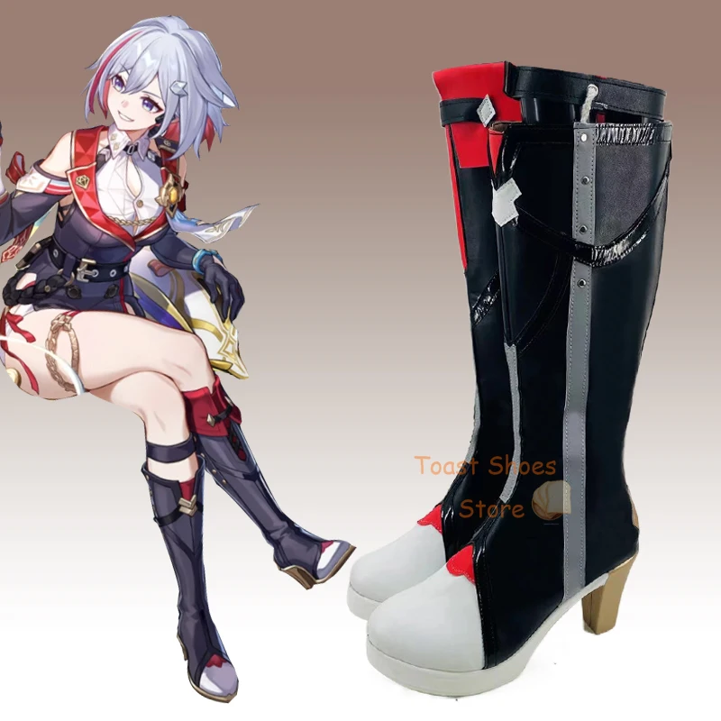 

Honkai Star Rail Topaz Cosplay Boots Comic Anime Topaz Game Role Play for Con Party Halloween Cosplay Costume Prop Shoes