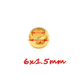 100 Stück 2 mm-12 mm Edelstahlperlen Europäische Kugelperlen mit Großem Loch für Schmuckherstellung DIY Armband Halskette