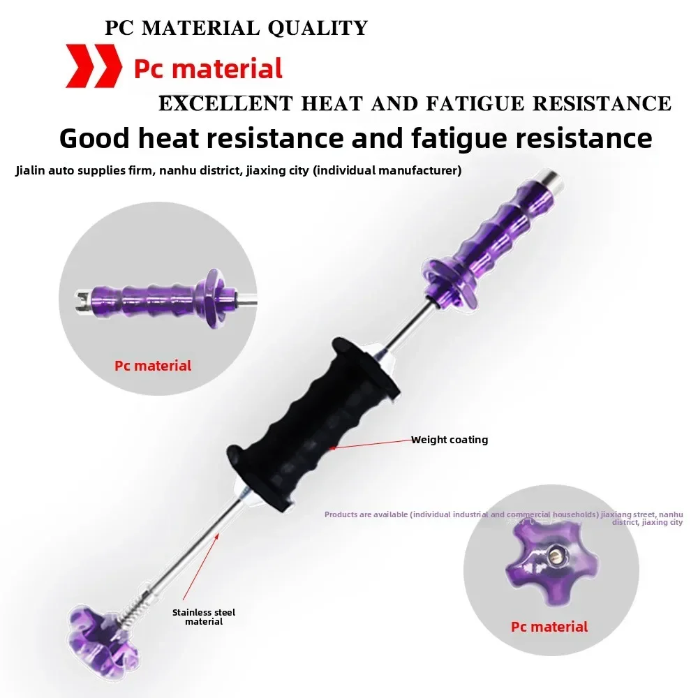 

Прочный молоток-съемник для ремонта вмятин на кузове автомобиля, с прямой ручкой, специальный съемник для ремонта, головка съемника