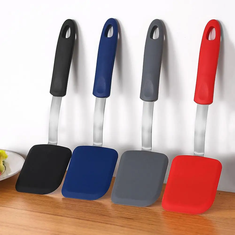 

Silicone Cookie Spatula Turner Mini Brownie Spatula Heat-Resistant Silicone Spatula Non-stick Cookware Baking Egg Utensils