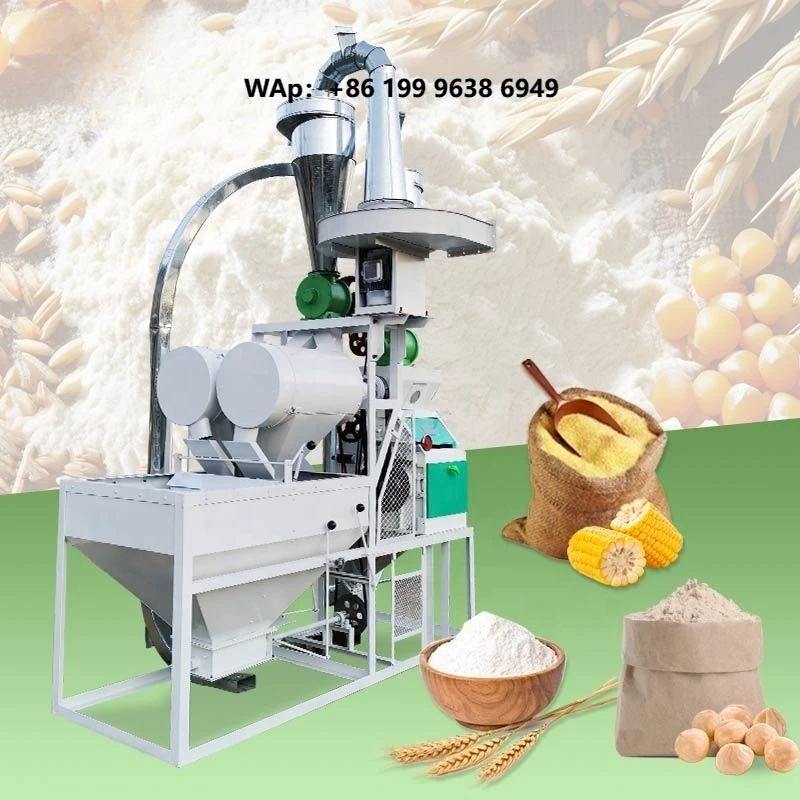 Maize Grain Milling Corn Flour Small Scale Atta Chakki Roller Grit Teff Mill Machine and Price in the Philippines