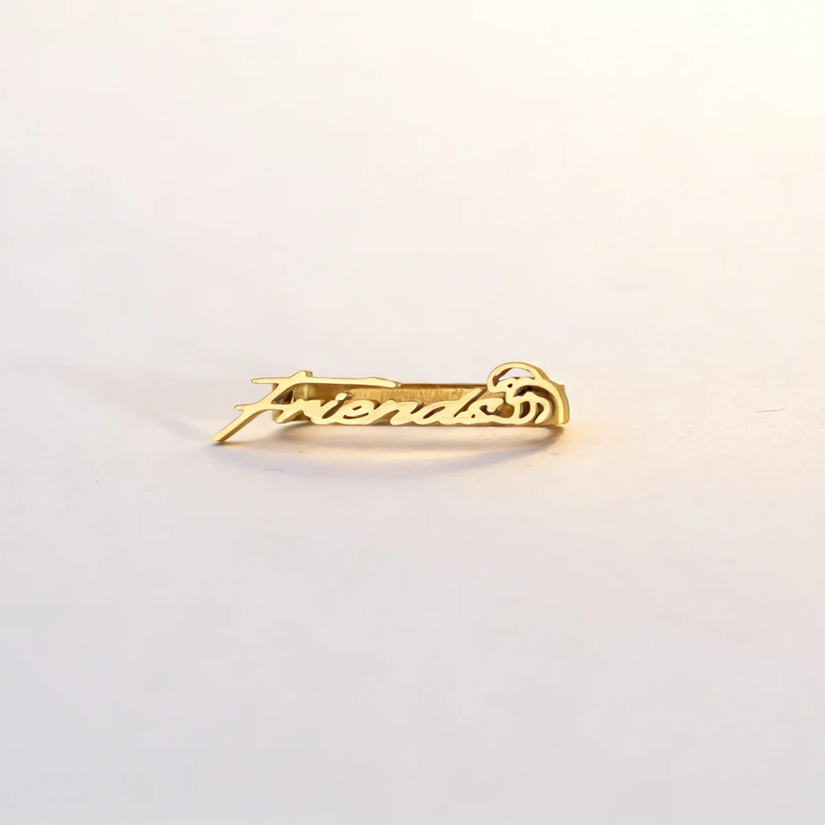 Chandler Custom Name Metal Double Layer Wave Watch Band Charms, Decorative Ring Ornament For Watch Band Strap Accessories