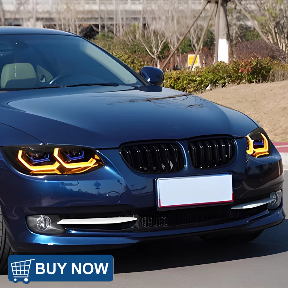 

For Bmw 3 Series E92 E93 320I 325I M3 2007-2010 Led Auto Headlight Assembly Upgrade Startup Effect Projector Lens Accessories