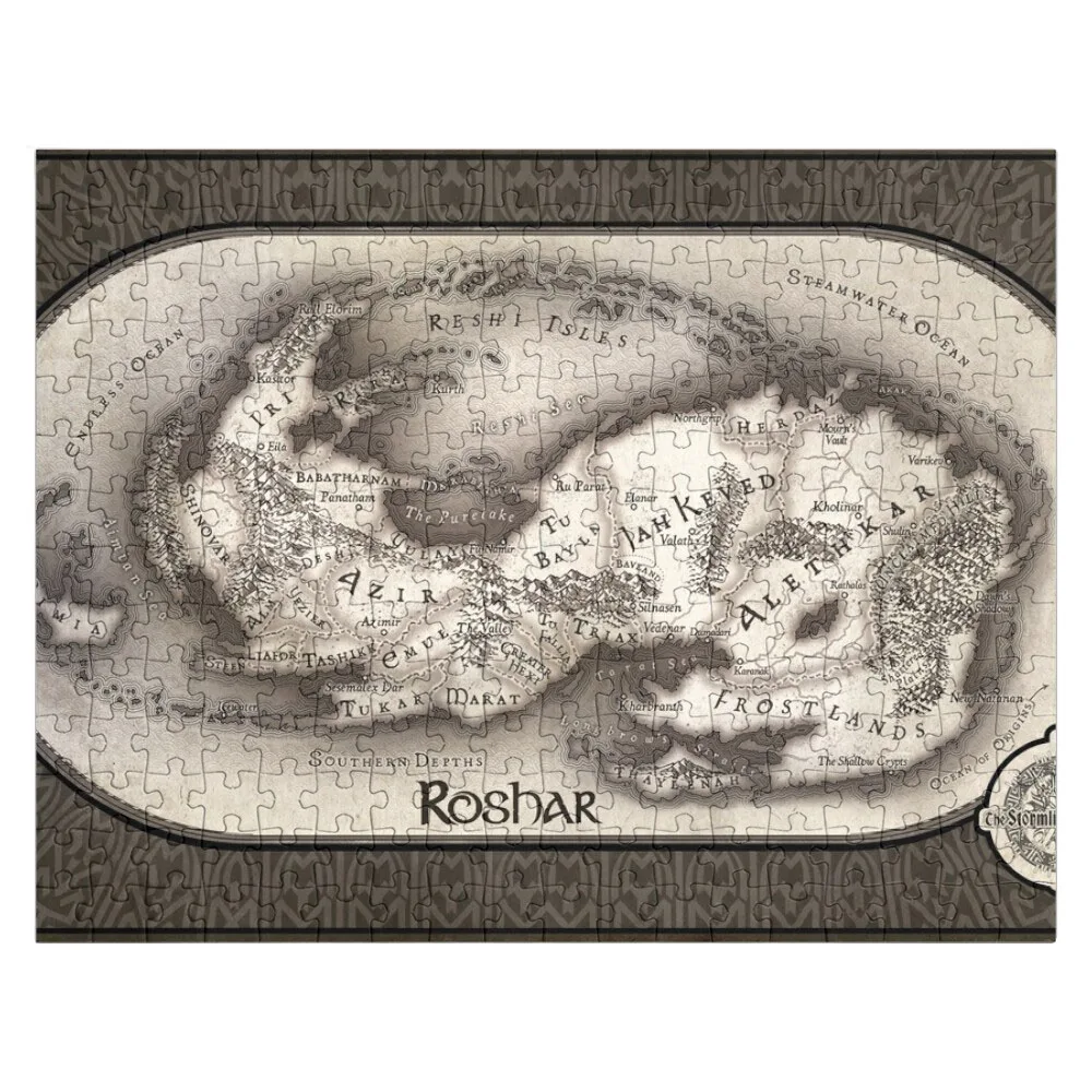 

Roshar MapGift Puzzle Jigsaw Puzzle Personalized Toys Custom Wood Toddler Toys Custom Child Gift Puzzle