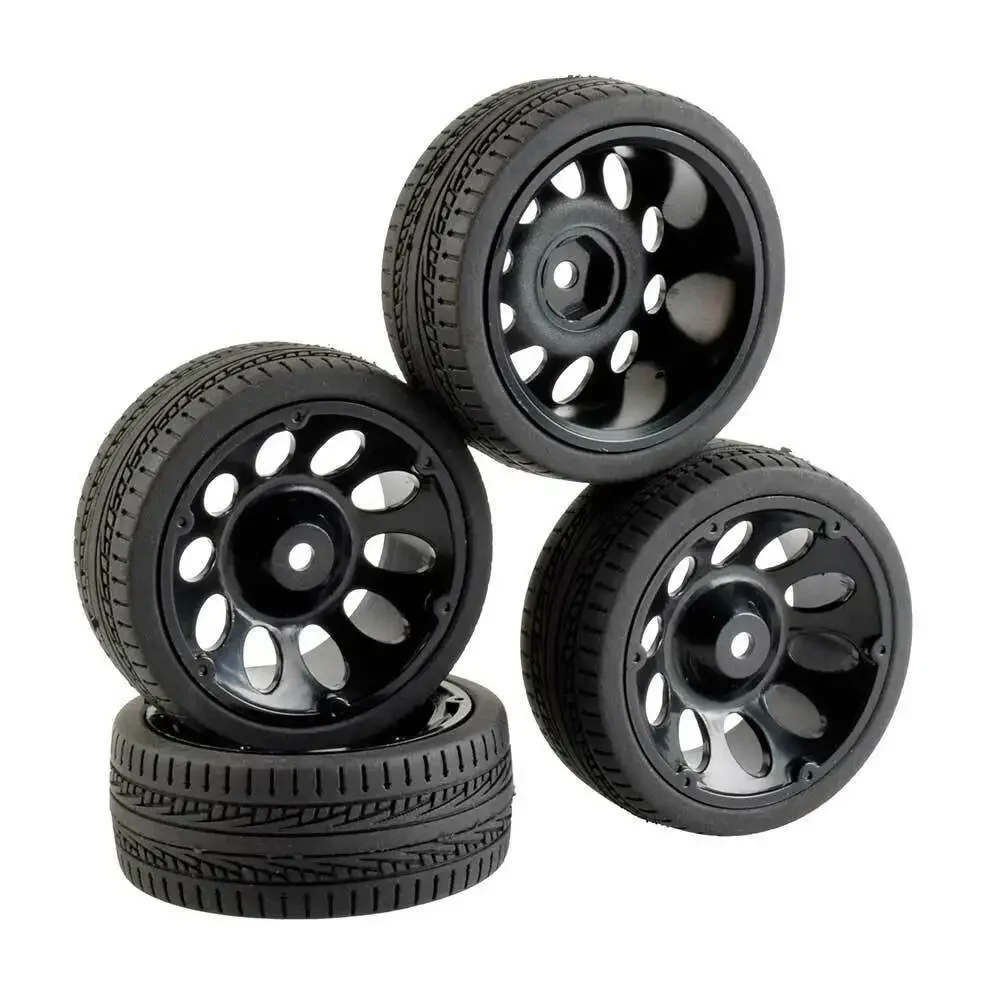 RC Rim06-6093 Grip Tires & Wheel 4PCS For HSP Racing 1/10 1:10 On-Road Car