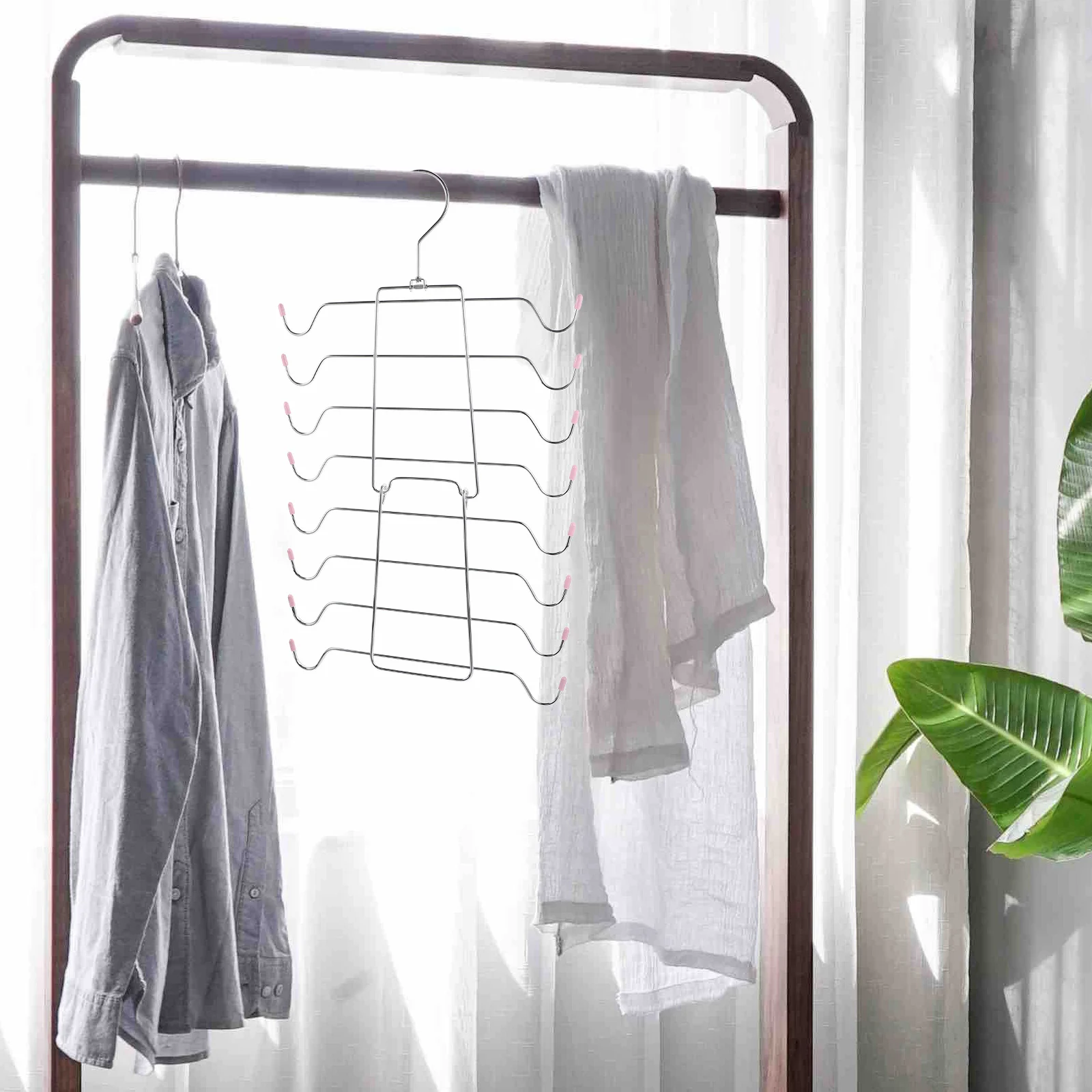 

Multifunctional Hanger Wardrobe Organiser Closet Hangers Clothes Storage Underwear Hanging Iron Organizer Clothing Baby