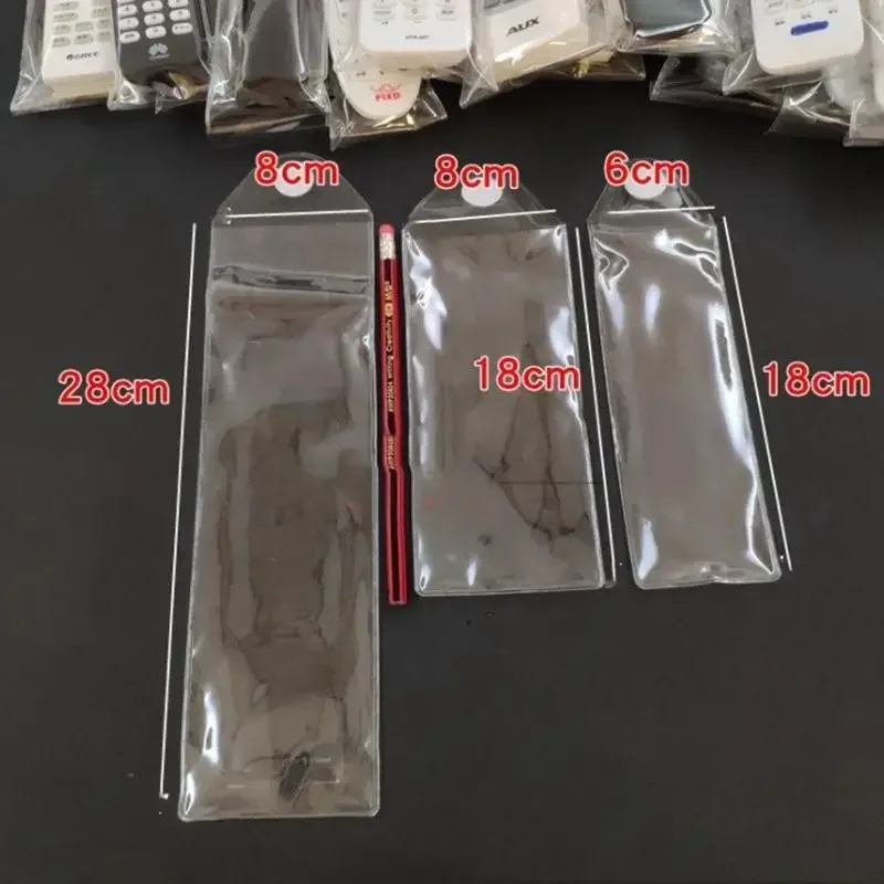 1pc PVC Transparent Universal Remote Control Cover Dust-proof Convenient Case Air Condition/TV Remote Control Protective