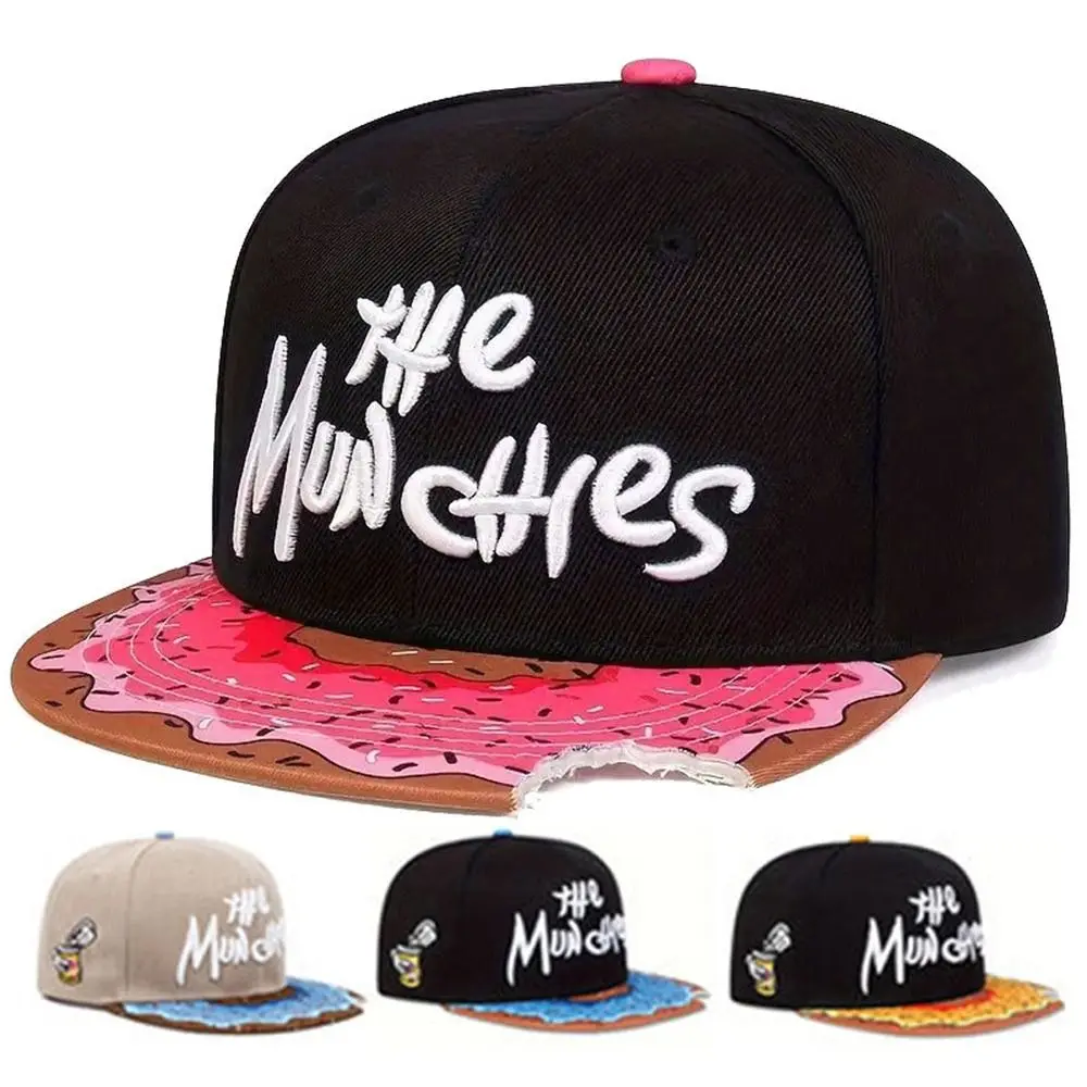 Casual Letter Embroidery Baseball Cap Watermelon Printing Breathable Snapback Cap Quick Dry UV Protection Sun Hat Summer