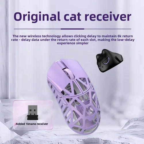 Imagen 2 del producto Wlmouse Beast X Mini Pro ratón inalámbrico ligero para juegos de aleación de magnesio 8K PAW3950HS controlador en línea 30000DPI respuesta rápida