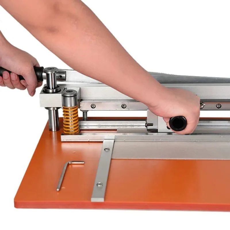 Manual V Type Cardboard Grooving Slotting Machine, Manual Grey Board Paper V Groover Machine For Gift Box Hardboard V Slot Proce