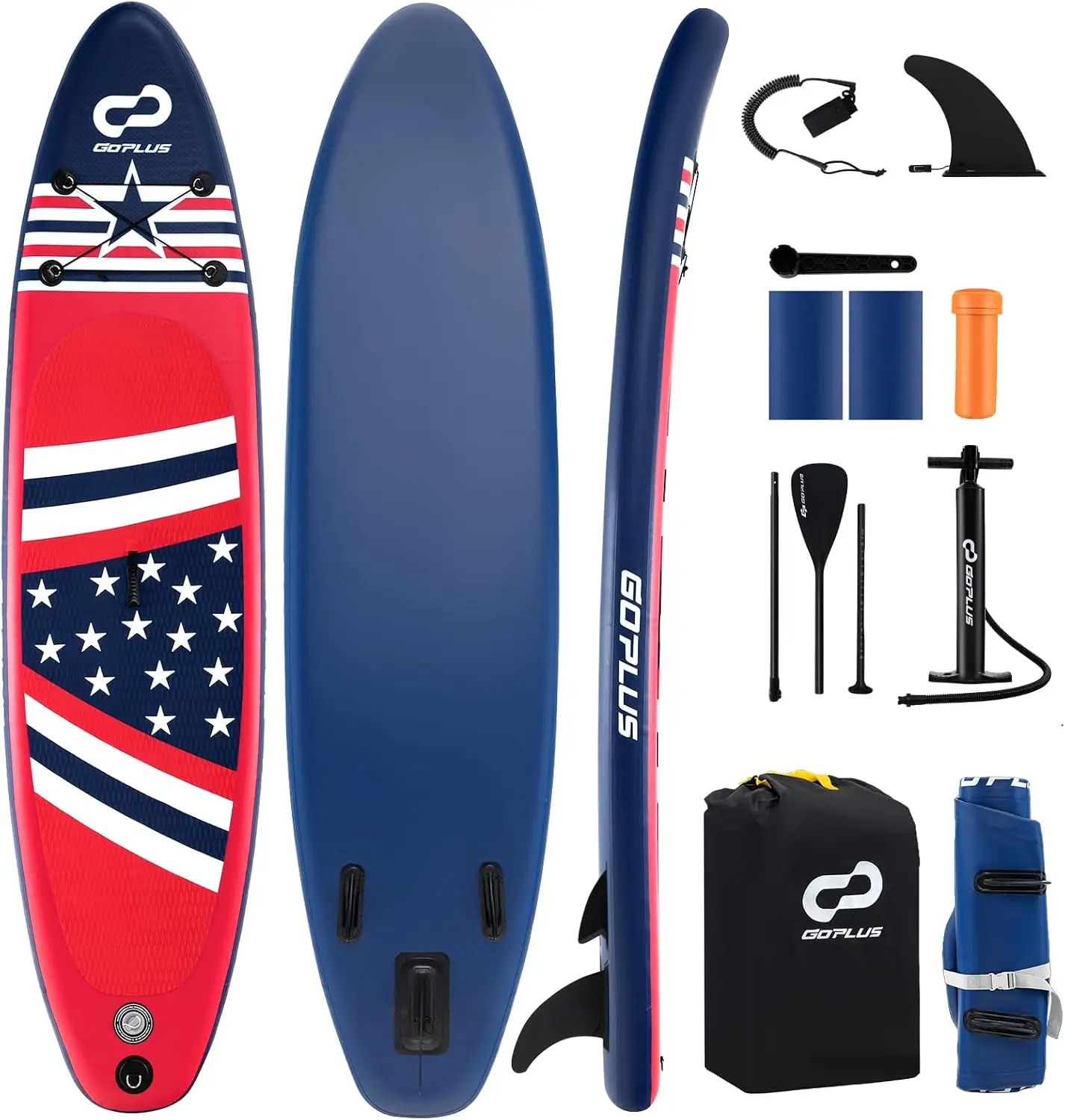 Inflatable Stand Up Paddle Board w/SUP Paddleboard Accessories | 10FT/11FT SUP with Accessory Pack, Adjustable Paddle, Carry