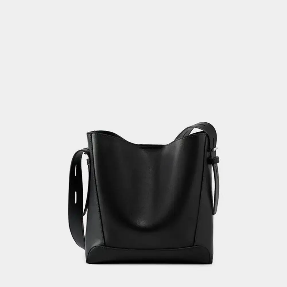 Split Leather Designer Shoulder Bag Underarm Design Cowhide Material Genuine Leather Handbag New Fashion Casual Style