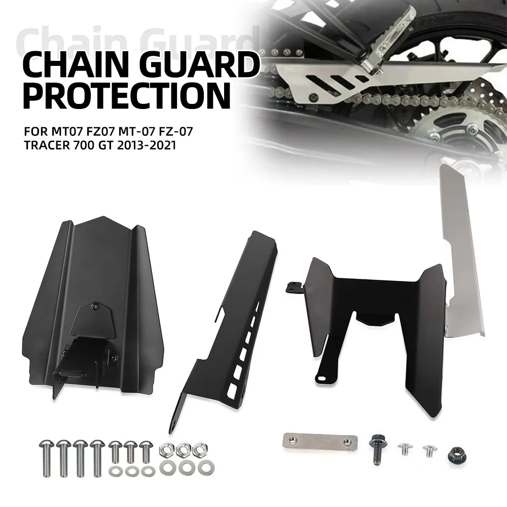 For Yamaha MT07 FZ07 MT-07 FZ-07 TRACER 700 GT 2013-2021 Motorcycle Rear Fender Mudguard Wheel Hugger Splash Guard Cover Bracket