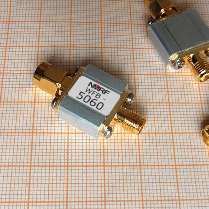 UWB wireless system dedicated broadband bandpass filter with SMA interface 5.8G (5000-6000MHz)