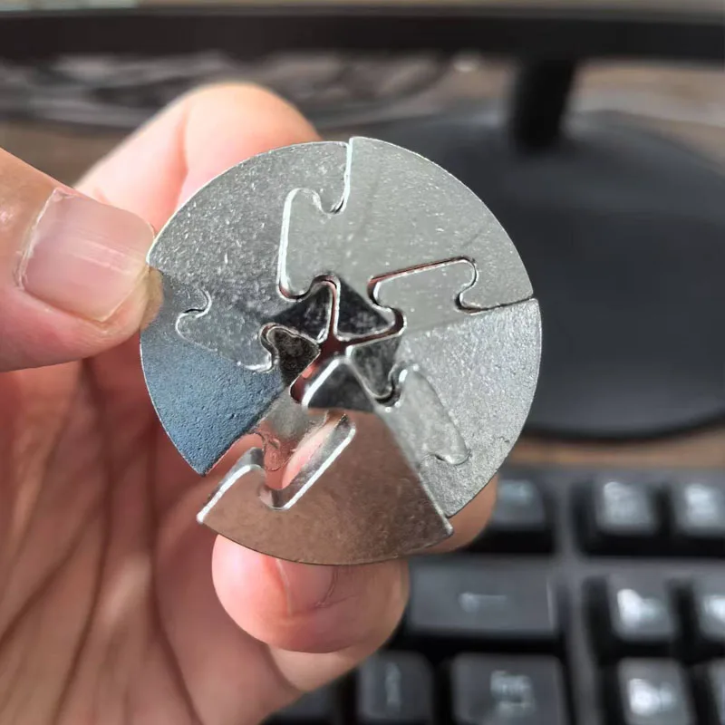 Niezwykłe Metalowe Łamigłówki Test IQ Zabawki Edukacyjne Gry Logiczne Dla Dzieci Dorosłych Casse Tete Difficile Rompecabezas Metalico