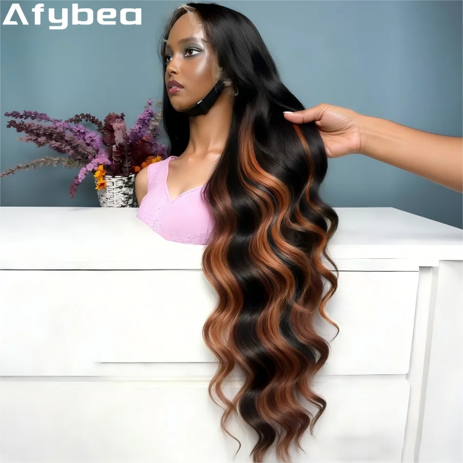 

Highlight Ombre 13X6 Lace Front Wigs Human Hair Honey Blonde 250 Density Body Wave Hd Lace Frontal Wig Pre Plucked P1B30 Colored