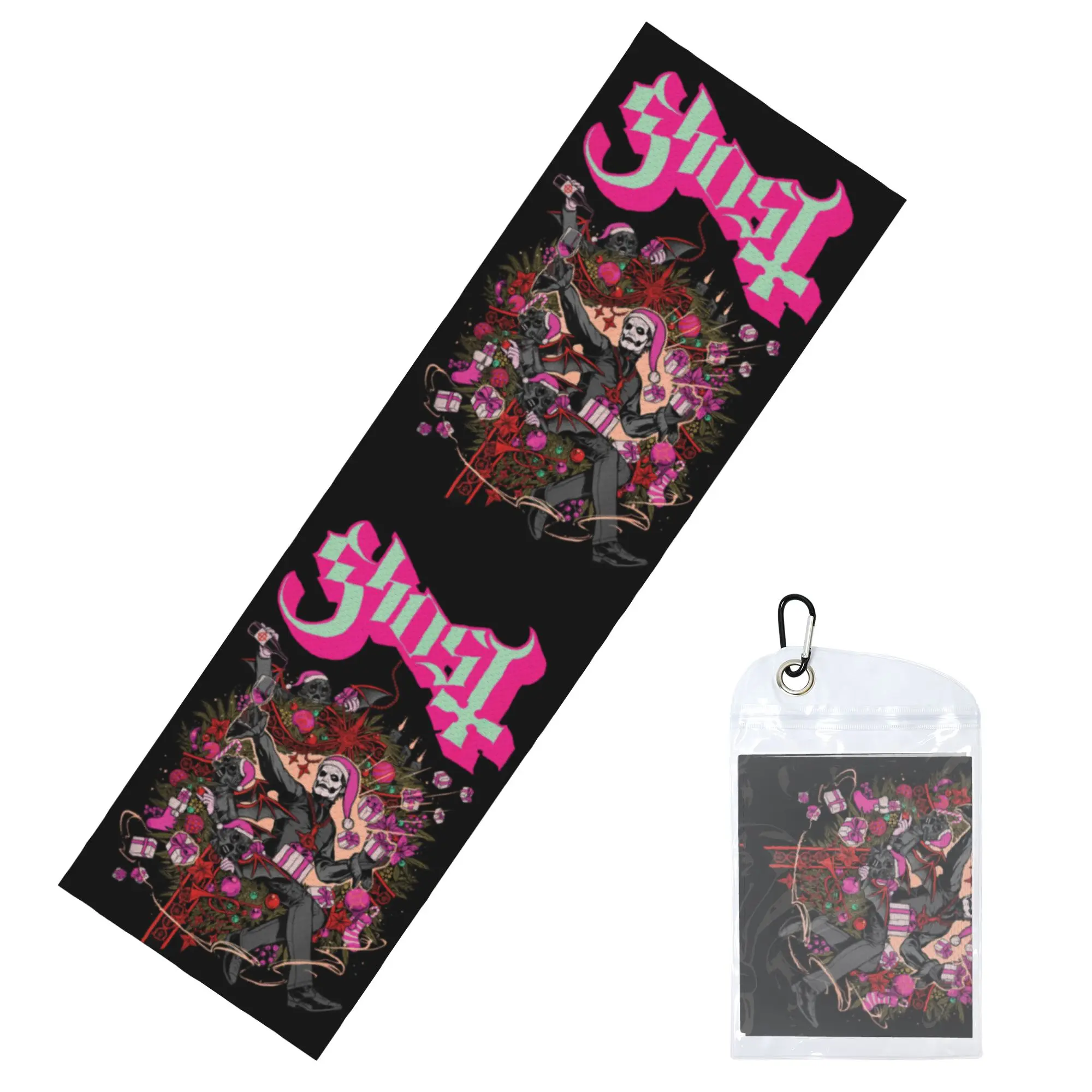 Ghost Heavy Metal Rock Band Horror Towel Quick Drying  Super Soft  Fitness and Outdoor Activities Towels